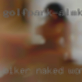 Biker naked woman